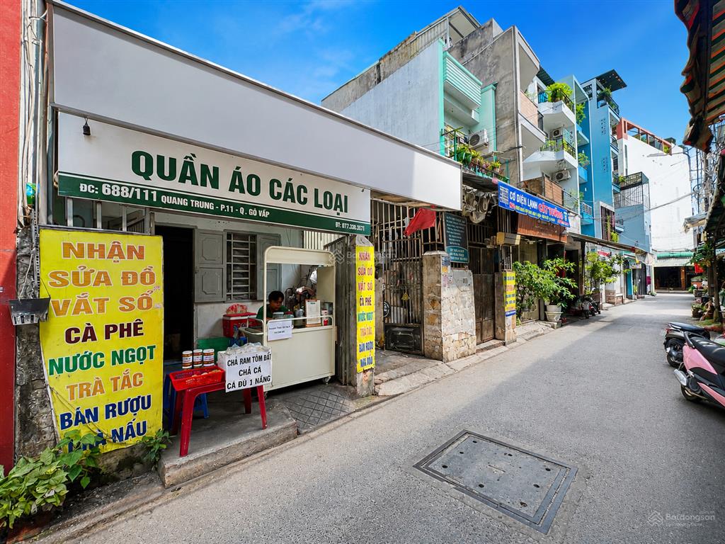 Bán nhà đất vàng 103m2 hẻm ô tô quang trung gò vấp đang cho thuê 4 phòng hiếm có