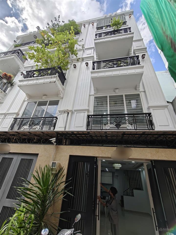 Bán nhà hẻm xe hơi lê lai gò vấp gần 175, đại học công nghiệp 4 lầu