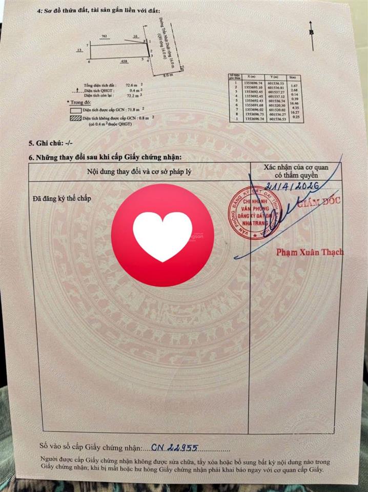 Đất trống mặt tiền đường trần nhât duật khu vực kinh doanh sầm uất.!!!