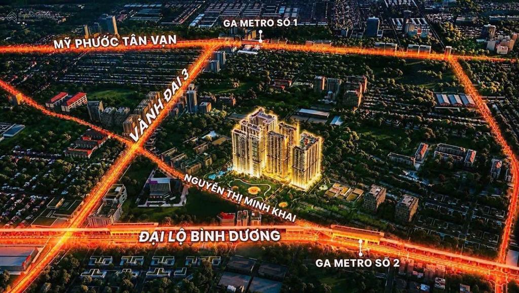 Căn hộ 2pn 2tỷ monrei cđt mitsubishi nhật ngay vđ3 mỹ phước tân vạn ga c6 metro số 2