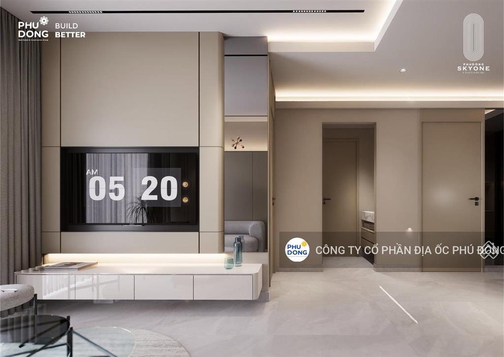 Phú đông skyone căn hộ 1pn 55,3m trung tâm dĩ an thanh toán tự có, không áp lực vay