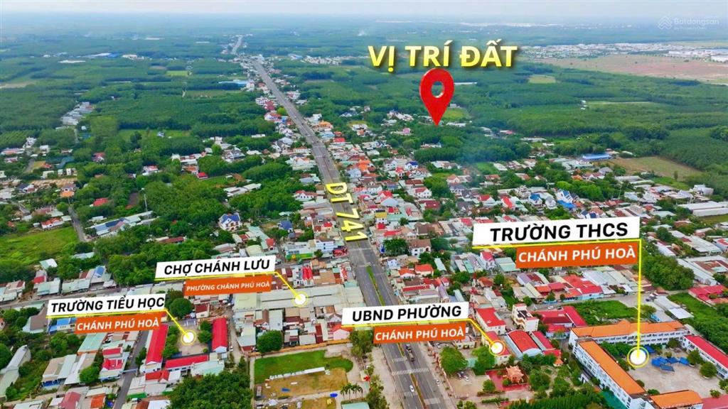 Lô đất tại chánh phú hòa đáp ứng đầy đủ nhu cầu mặt tiền 20m thông thoáng 0905 578 ***
