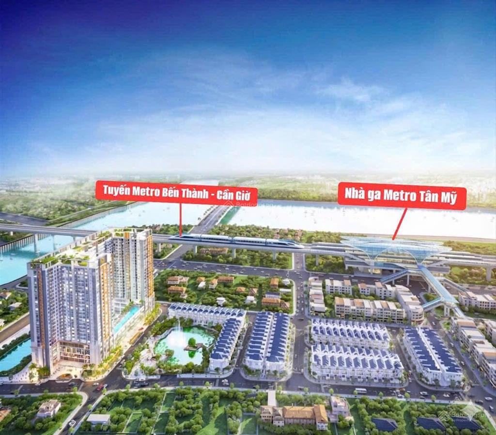 Căn hộ liền kề phú mỹ hưng, ga metro tân mỹ, 1pn giá full 2,9 tỷ/căn