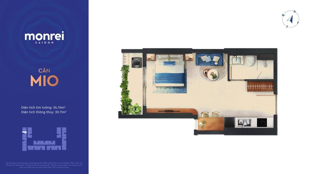 Giá thật căn hộ studio monrei nhật onsen/ aquatonic compound gần vành đai 3, ql13, metro 12
