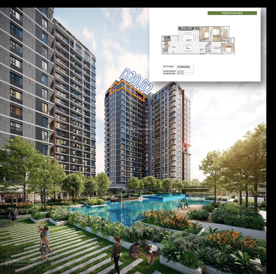 Penthouse giá tốt elysian, thanh toán giãn trong 5 năm, nhận nhà 2027