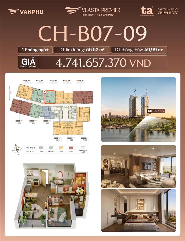 Căn hộ cao cấp vlasta premier liền kề phú mỹ hưng giá chỉ 83tr/m2 (vat) chưa trừ chiết khấu