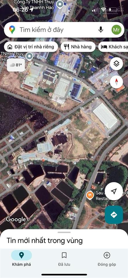 Cụm cn cbhs lộc an bán đất làm kho, xưởng cb thuỷ hải sản (gần cảng cái mép)