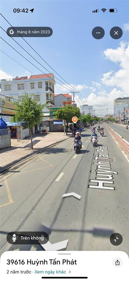 Bán đất tại 1595 huỳnh tấn phát, phú mỹ, quận 7, 100 triệu / m2, 5157 m2