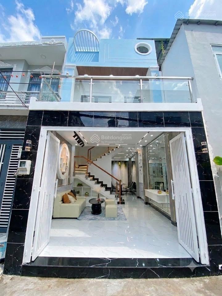5 tỷ 450tr oto tới cửa huỳnh tấn phát nhà mới 2 tầng 45m² mặt tiền hẻm