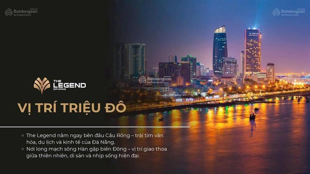 Chạm tay vào siêu phẩm căn hộ 2pn 71,5m2 tại the legend giá 7,2 tỷ sát cạnh cầu rồng