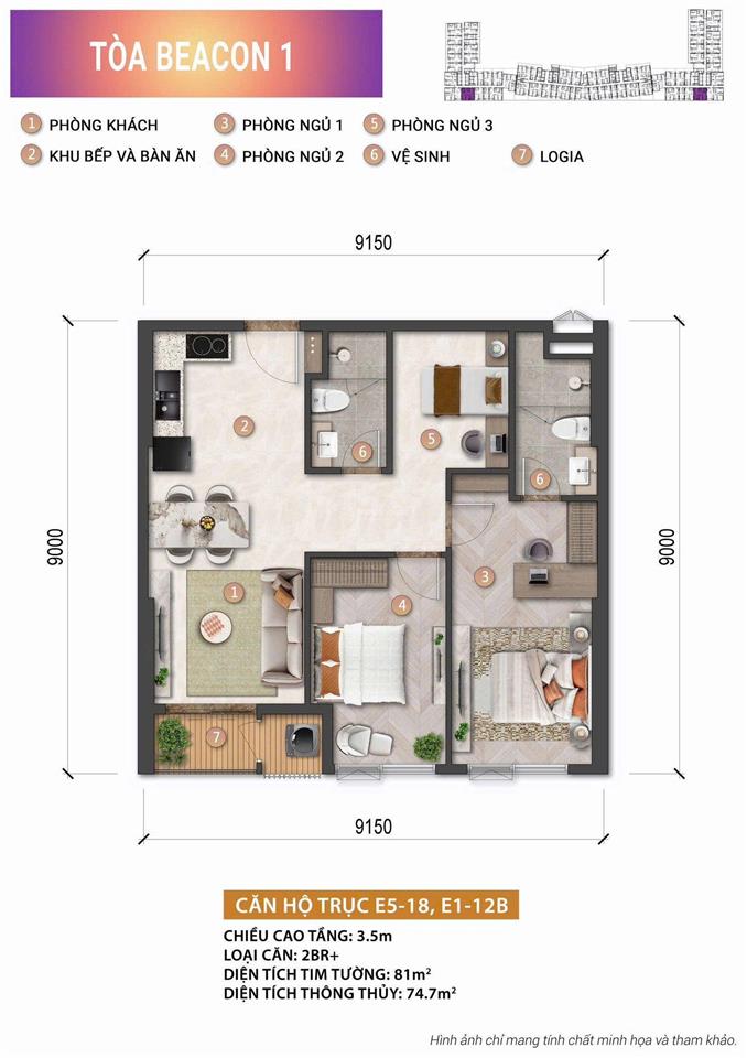 Siêu phẩm căn hộ 2br+ view trực diện biển & sun world giá tốt phân khu e5 blanca city