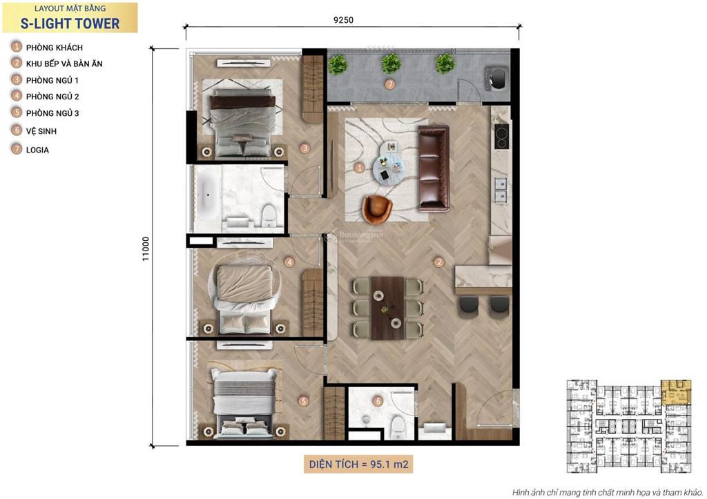 Căn góc 3 phòng ngủ view 2 mặt sông và khán đài pháo hoa quốc tế tts giá 7 tỷ 190