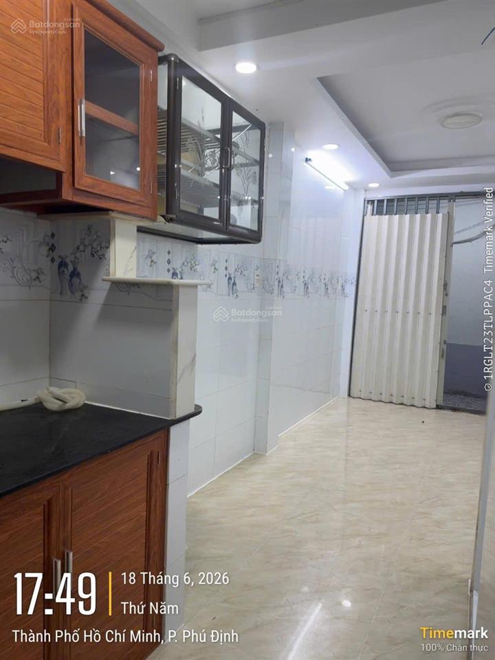Cần bán nhà hẻm bình đông phường phú định (p14 quận 8 cũ)