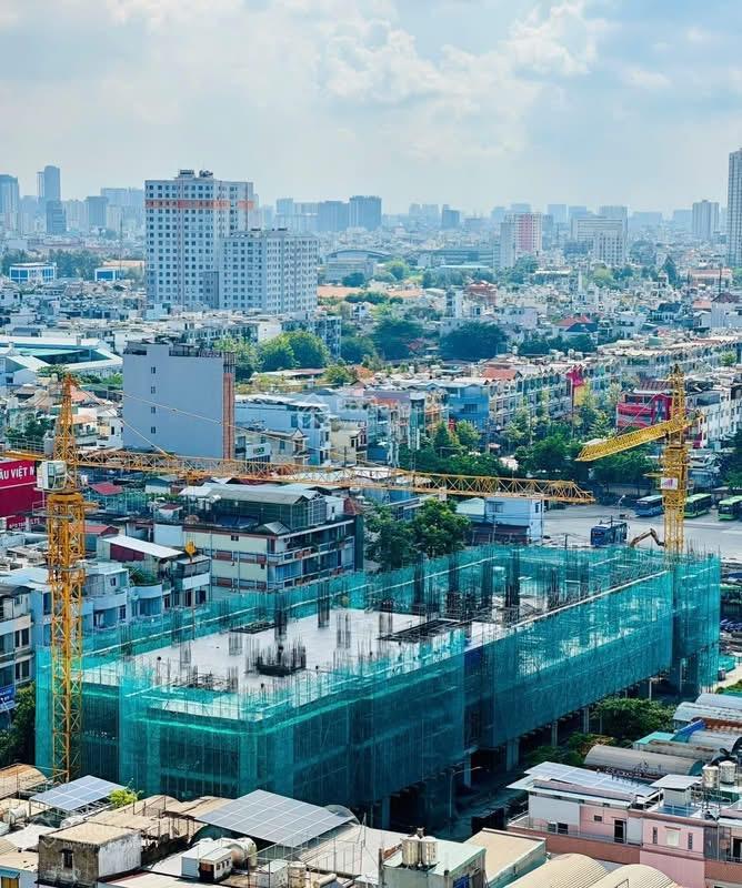 Mua càng sớm sinh lời càng cao cập nhật tiến độ saigon sky view quận 8 đã chính thức chạm tầng 5!