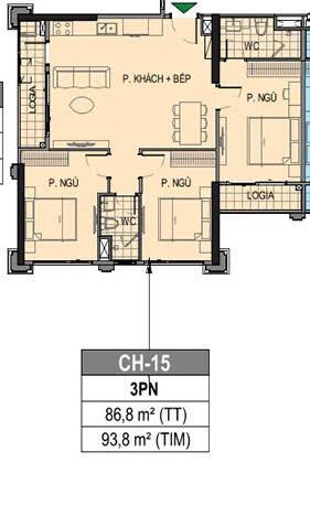 Bán pr6xx15 3pn2wc tầng trung view nhìn hồ bơi 1000m² và tháp eiffel giá chỉ 6.0x tỷ siêu đẹp