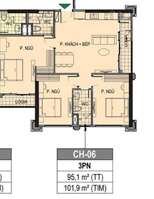 Pr6xx06 3pn2wc hướng đông nam view siêu rộng tầm nhìn qua zuric và nội khu paris giá chỉ 6,6x tỷ