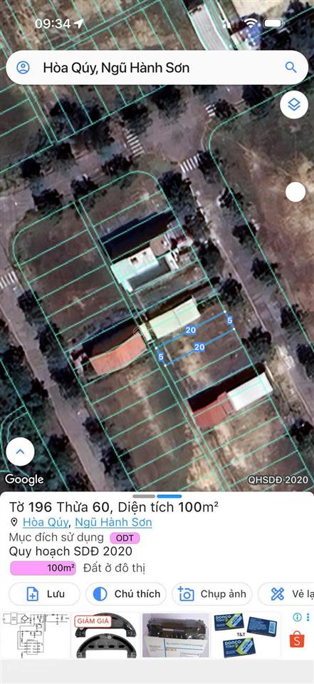 Продаётся участок, 100 м², Ngũ Hành Sơn