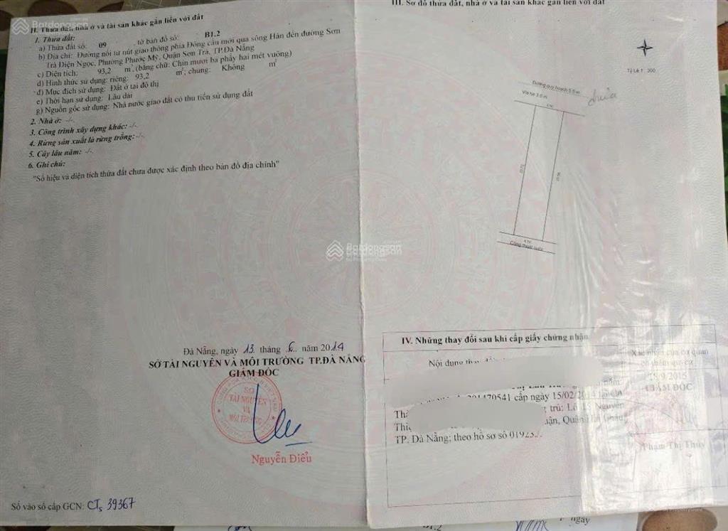 Bán đất đường mỹ khê 1, phường an hải, quận sơn trà, đà nẵng sát biển mỹ khê, công viên biển đông