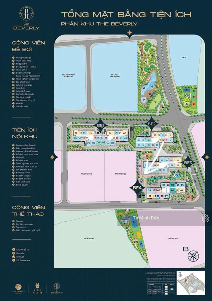 Bán căn hộ 1pn phân khu beverly vinhomes ocean park | 47m² | tầng 8 | giá 2,85 tỷ