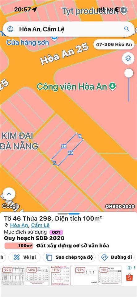 Đất 100m2 mặt tiền 5m5 đối diện công viên cực đẹp, giá chỉ 4 tỷ 950