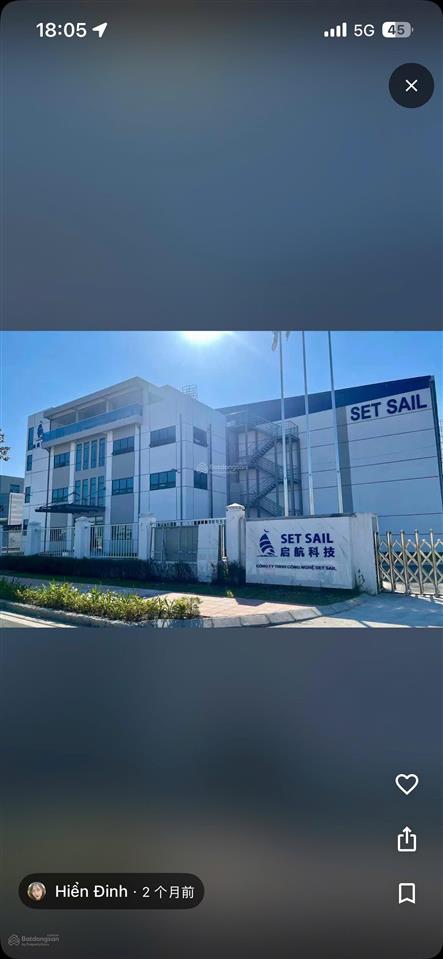 Bán nhà xưởng 2 tầng tại kcn yên phong ii c, bắc ninh