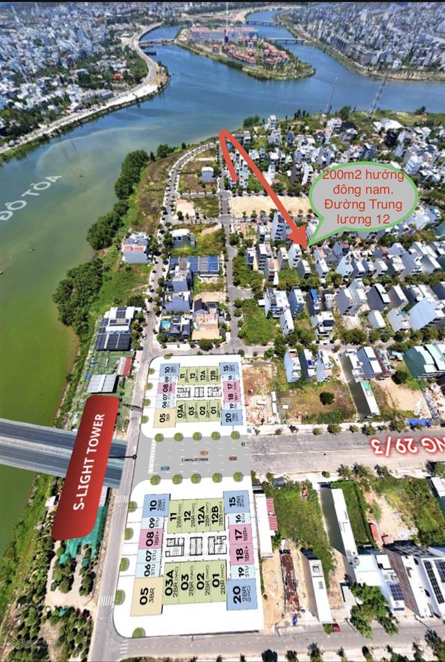 200m² trục trung lương 12 đảo vip hòa xuân.