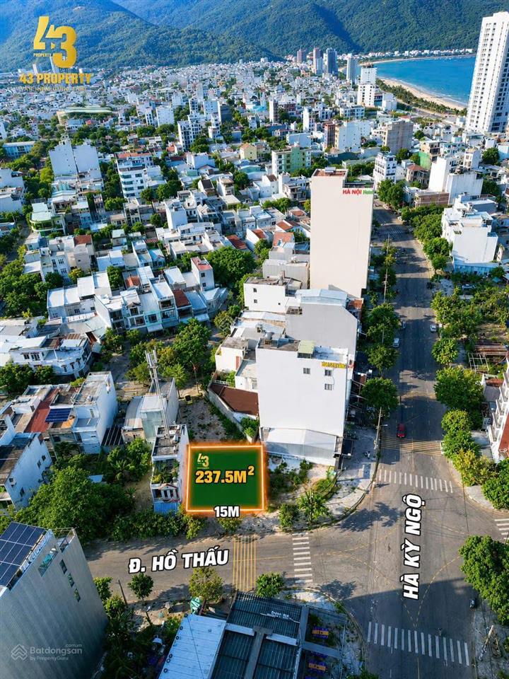 Bán cặp đất hồ thấu 159m2 gần biển mỹ khê đường 10,5m thông bãi tắm quy hoạch xây cao tầng giá tốt