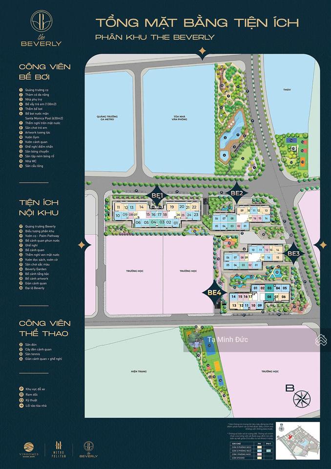 Bán căn hộ 2pn 2wc phân khu beverly vinhomes ocean park | 59m² | view hồ điều hòa | chỉ 3,52 tỷ