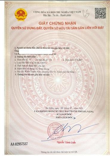 Chính chủ cần bán đất nền vị trí đẹp giá tốt