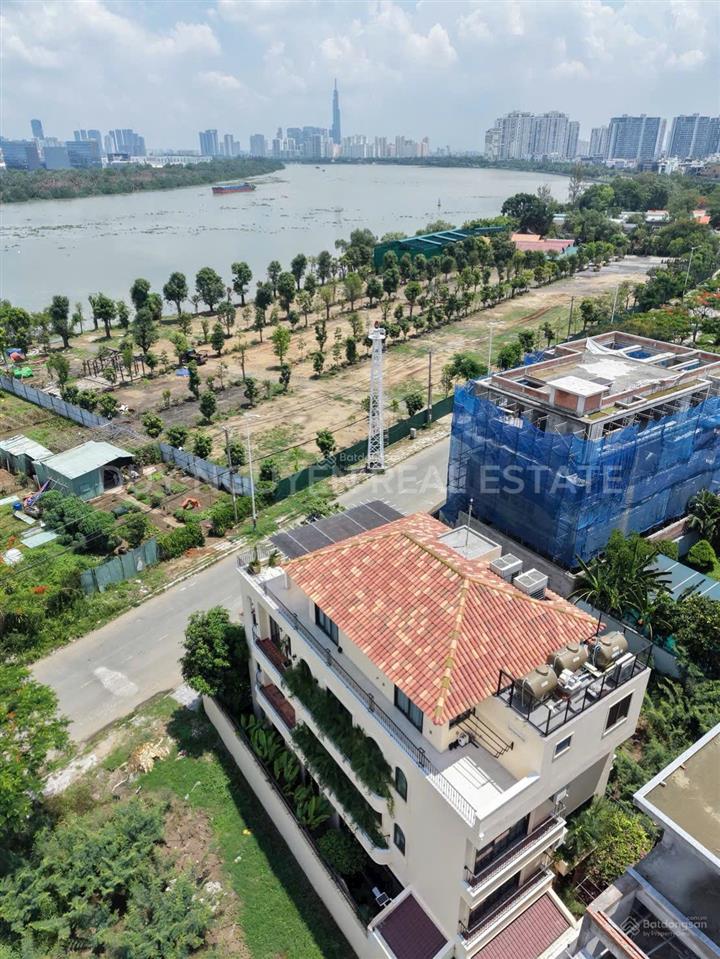 Lô đất 2mt trần quý kiên view sông công viên 16.5x25m siêu hiếm thích hợp xây villa