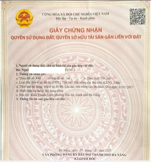 Cần bán đất nền vị trí đẹp, giá tốt