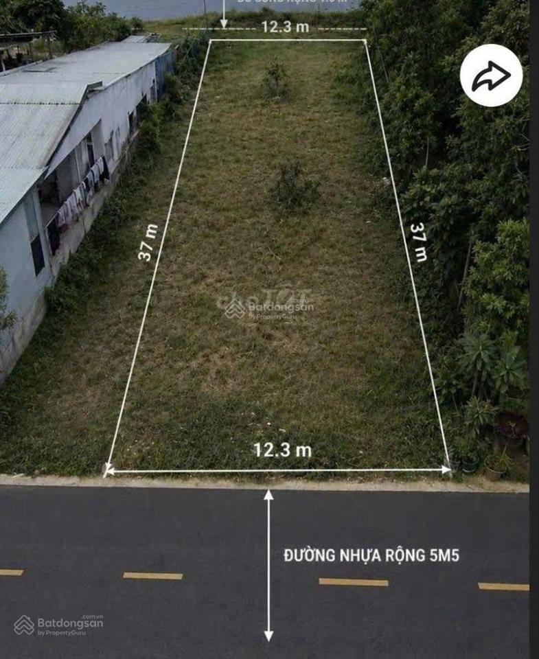 Đất gần nam kỳ khởi nghĩa, đường nhựa 2 ô tô 451m² có 200m² đất ở ngang 12m