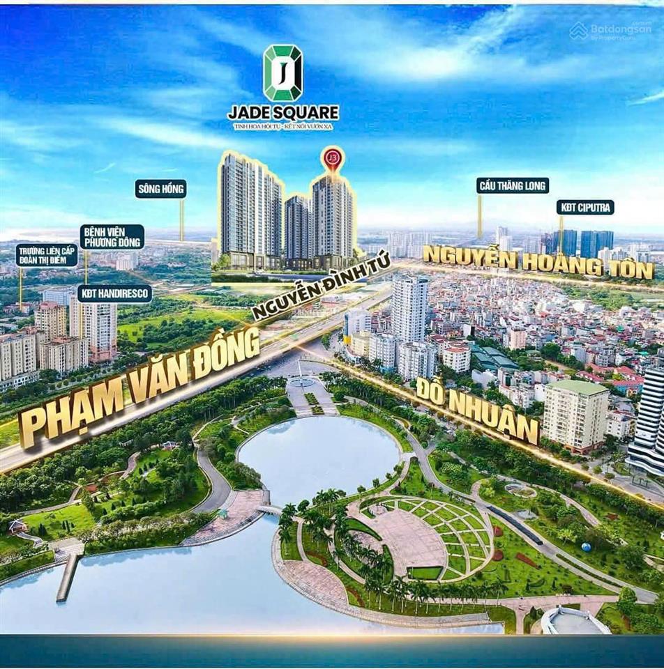 Danh sách chuyển nhượng chung cư jade square nhiều căn vị trí đẹp, giá tốt thị trường
