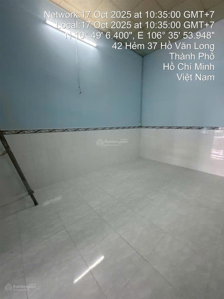 Bán nhà hẻm 6m đường hồ văn long. nhà cấp 4 tiện xây mới. giá rẻ tiện xây mới.