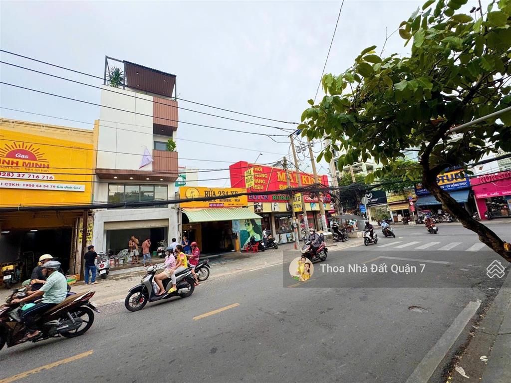 Bán nhà 4 tầng mặt tiền kinh doanh đường lâm văn bền quận 7, dts 109m², giá 12 tỷ 65
