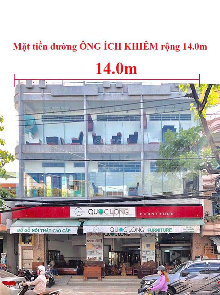 Hạ giá 10 tỷ chủ cần bán gấp tòa nhà 2mt ông ích khiêm và nguyễn hoàng dt 350m2