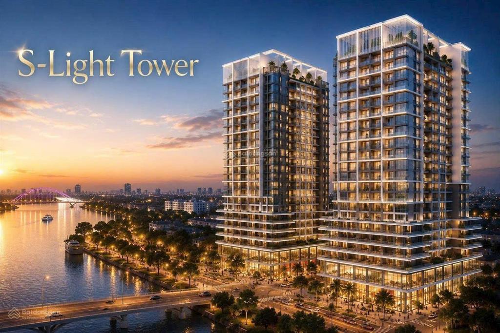 Slight tower tòa tháp đôi soi bóng sông hàn