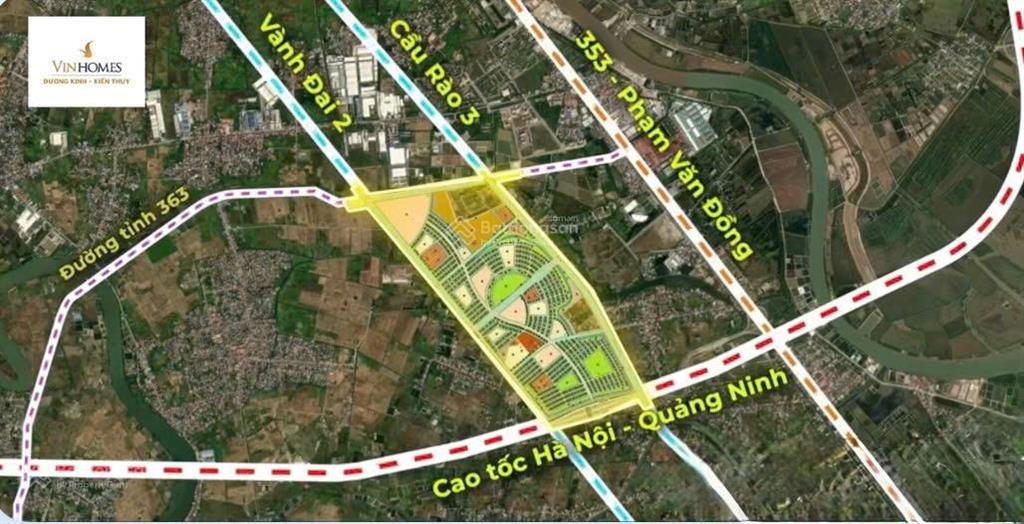 Bán biệt thự 63m2, 5,1 tỷ tại vinhomes golden city, dương kinh, hải phòng, view đẹp, giá tốt