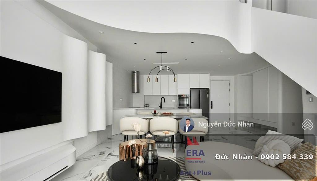 Bán duplex sân vườn the river thủ thiêm 138m2, 3pn, full nội thất 68 tỷ all in có sổ