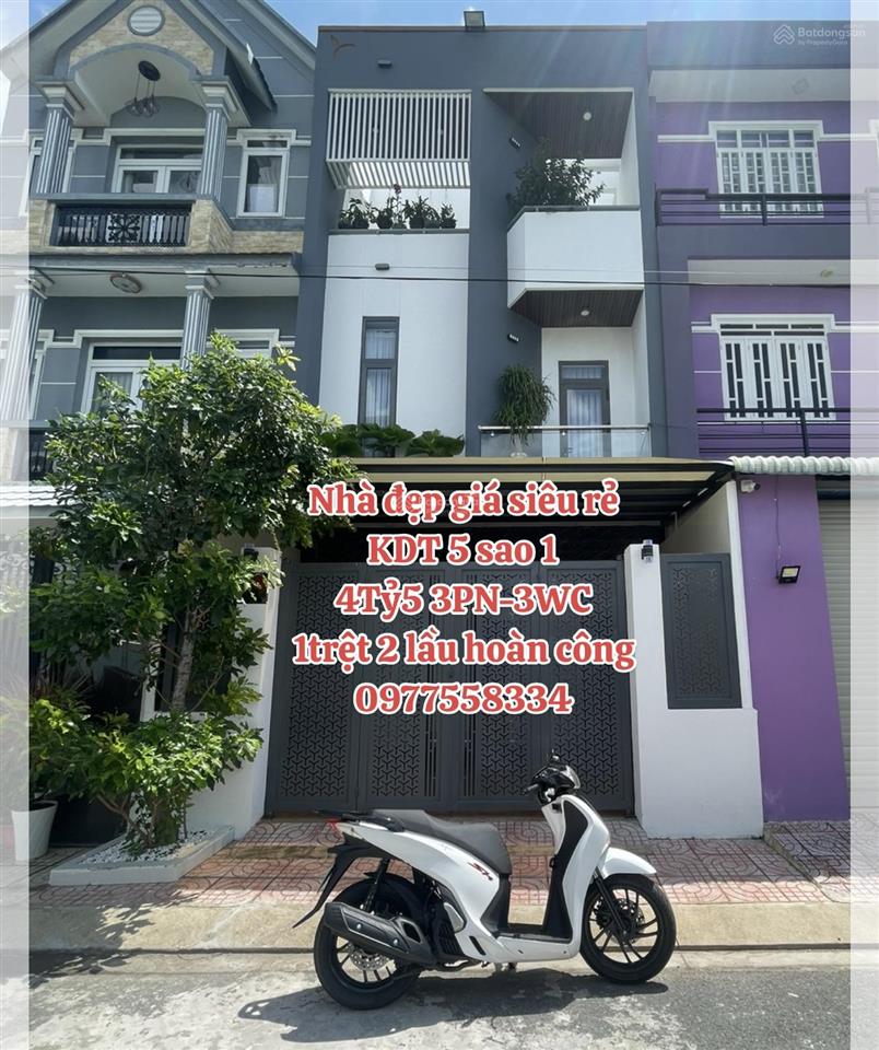 Bán nhà đẹp five star eco city, đường đinh đức thiện, xã phước lý, tây ninh 4 tỷ 5