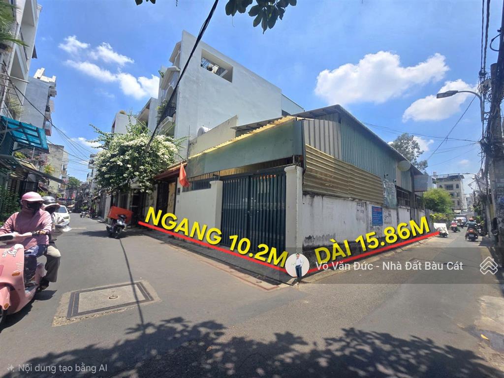 Siêu phẩm góc 2 mặt hẻm 8m đường nguyễn hữu tiến tân phú. dt 10x16m giá cực tốt