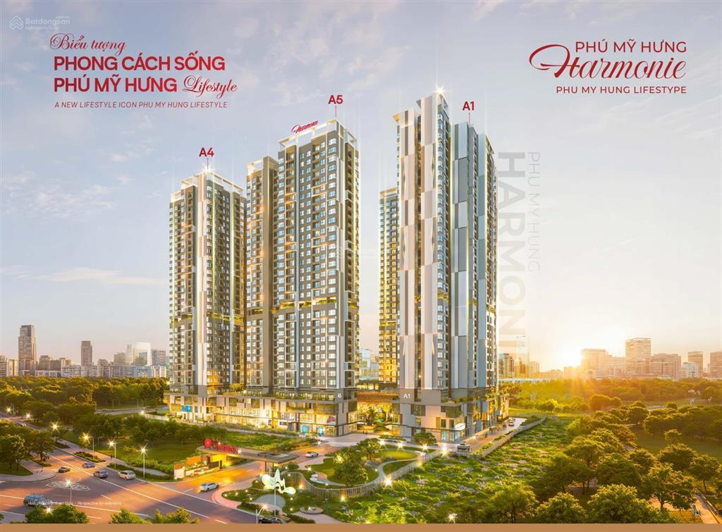 Mở bán dự án harmonie phú mỹ hưng. giá chỉ 44tr/m2. chiết khấu cao. vay ls 0%, ân hạn 29 tháng