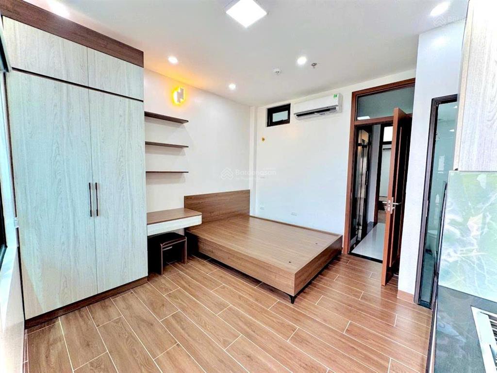 Tòa chdv khương đình, 79m²*7t*18pkk, mặt ngõ thông, vf3 đỗ cửa, 2 thoáng, thang máy, đủ pccc, gpxd