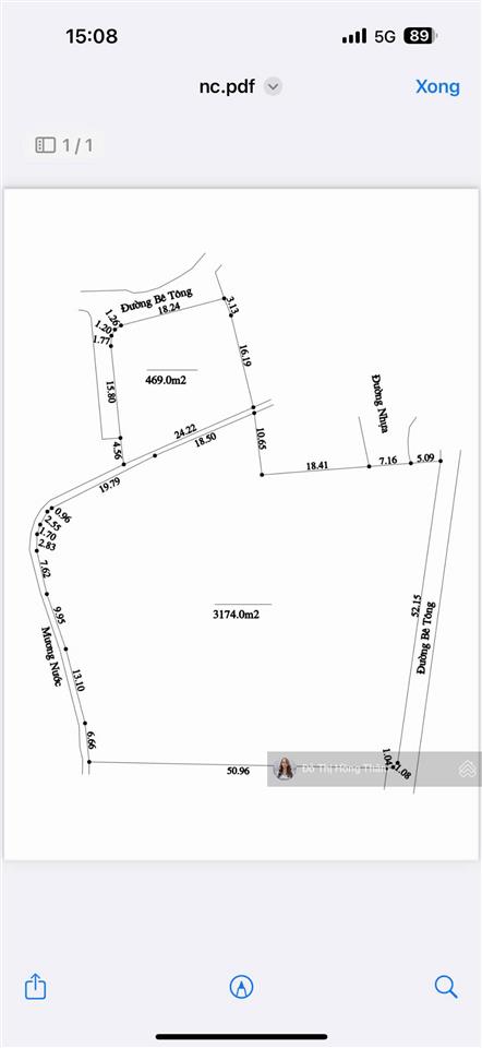 Cần bán 3318m, 580m đất ở ngay cạnh khu tái định cư nhuận trạch rất tiềm năng, giá thương lượng