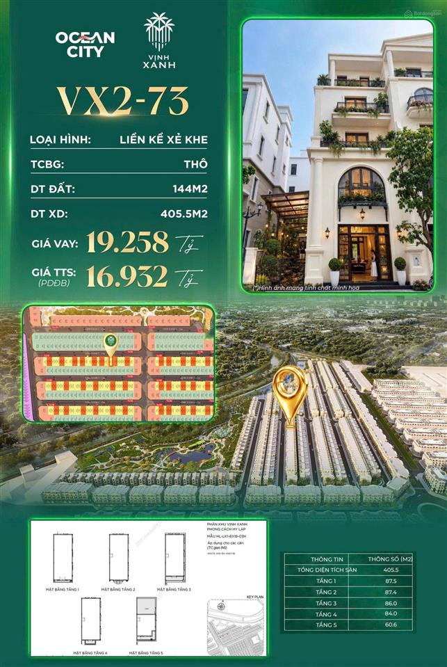 Xẻ khe 144m2 giá tham khảo tốt trong khu vực vịnh xanh ở vin 3