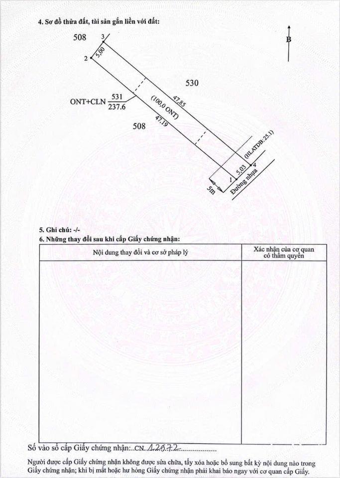 Bán đất tại ĐT 749A, Minh Thạnh, Dầu Tiếng, 550 triệu, 225 m2, ngõ vào rộng