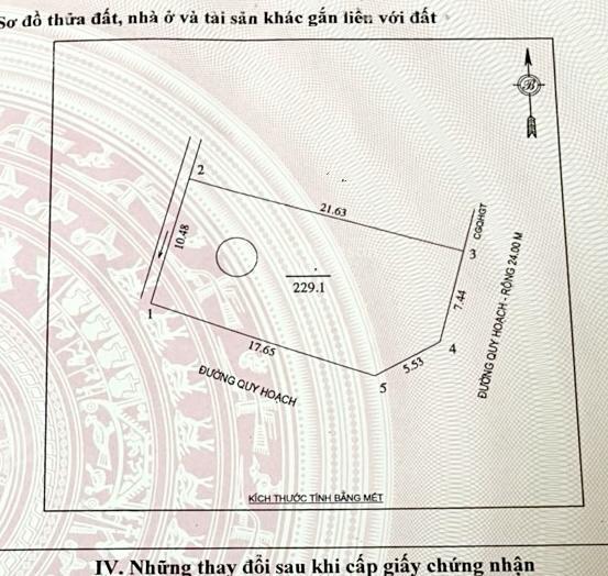 Đất đấu giá khối 1 vinh tân, tp vinh, lô góc đẹp, lối 2 đường 8b, đường 24m