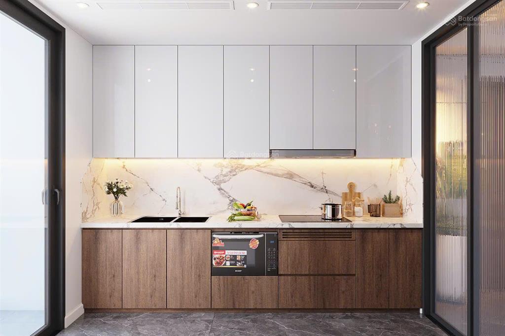 Bán căn chung cư cao cấp gần svđ mỹ đình giá 74m2 2pn + bếp cẩm thạch có 4,9 tỷ, tầng trung