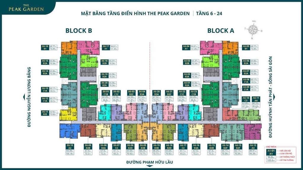 Bán nhanh căn peak garden nguyễn lương bằng q7 dt 101m2 giá 7,3 tỷ bank 70%