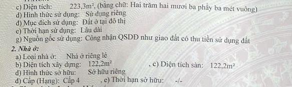 Mặt tiền đường 20m nguyễn trung nguyệt dt 223,3m2 full thổ (ko lộ giới), 70m ra nguyễn duy trinh q2